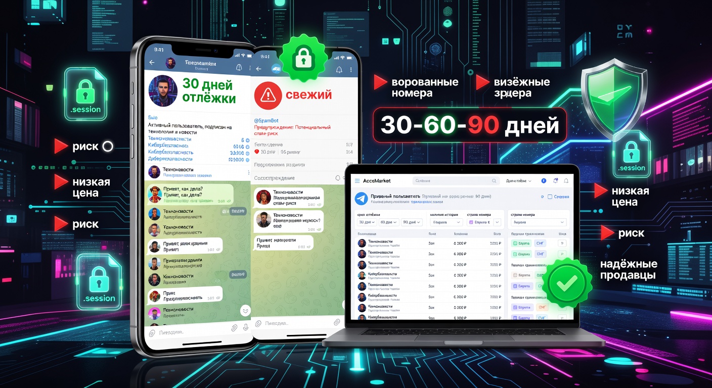 Где безопасно купить телеграм-аккаунт с отлежкой 30 дней и историей по выгодной цене
